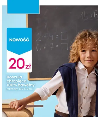 Koszula chłopięca 100% bawełny promocja w Pepco