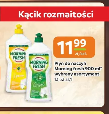 Płyn do naczyń Morning Fresh promocja w Społem Częstochowa