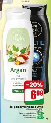 Żel pod prysznic Neo Style Tactic 3w1 promocja w Dino