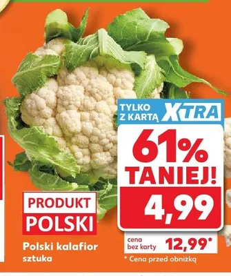 Polski kalafior promocja w Kaufland