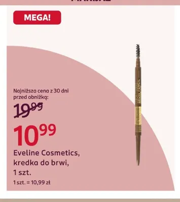 Kredka do brwi Eveline Cosmetics promocja w Rossmann