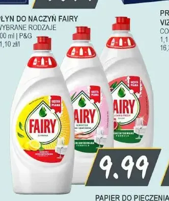 Płyn do naczyń Fairy promocja w Słoneczko