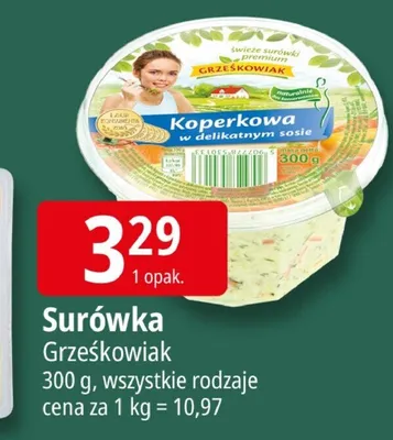 Surówka koperkowa w delikatnym sosie Grześkowiak promocja w Leclerc