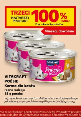 Karma dla kotów Vitakraft Poésie promocja w Kaufland