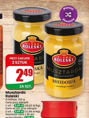 Musztarda sarepska Roleski promocja w Dino