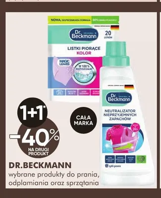 Neutralizator nieprzyjemnych zapachów Dr. Beckmann promocja w Super-Pharm