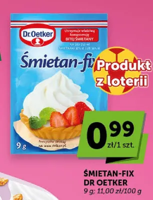 Śmietan-fix Dr. Oetker promocja w Groszek