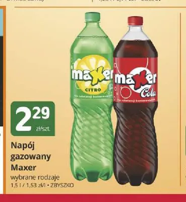 Napój gazowany Maxer Citro promocja w Marketvita