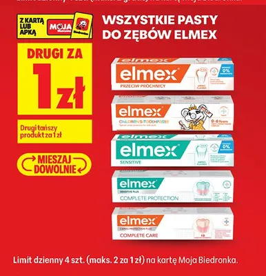 Pasta do zębów Elmex Przeciw Próchnicy promocja w Biedronka