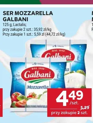 Ser mozzarella Galbani promocja w Stokrotka
