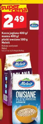 Płatki owsiane błyskawiczne Melvit promocja w TOPAZ