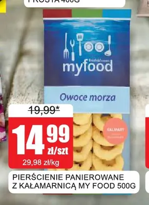 Pierścienie panierowane z kałamarnicą My Food promocja w Bingo