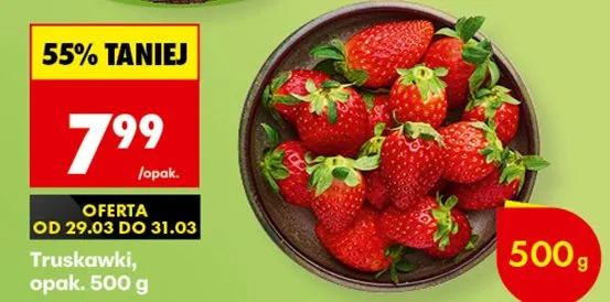 Truskawki promocja w Biedronka