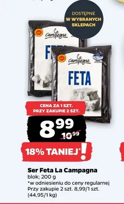 Ser Feta La Campagna promocja w Netto