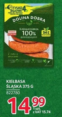 Kiełbasa śląska Dolina Dobra 375g promocja w Selgros