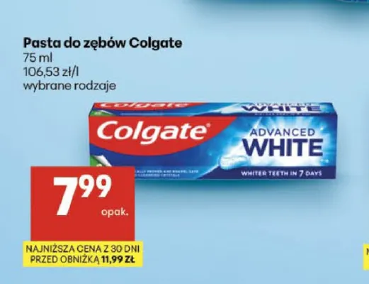 Pasta do zębów Colgate promocja w Delikatesy Centrum