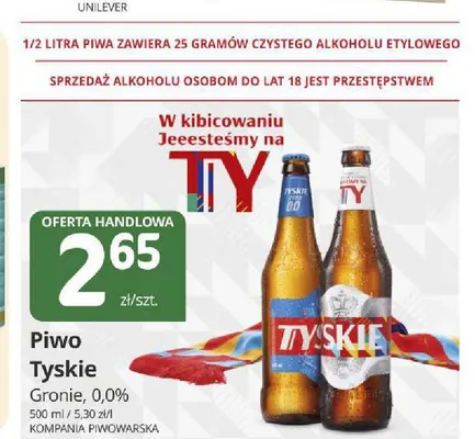 Piwo Tyskie Gronie promocja w Marketvita