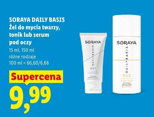 Serum pod oczy Soraya Daily Basis promocja w Lidl