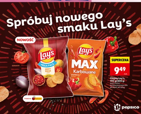Chipsy Lay's zesty salsa promocja w Biedronka