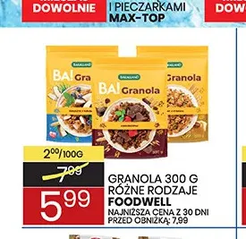 Granola Foodwell promocja w Wafelek