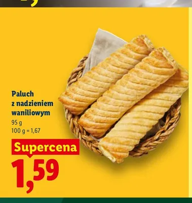 Paluch z nadzieniem waniliowym promocja w Lidl