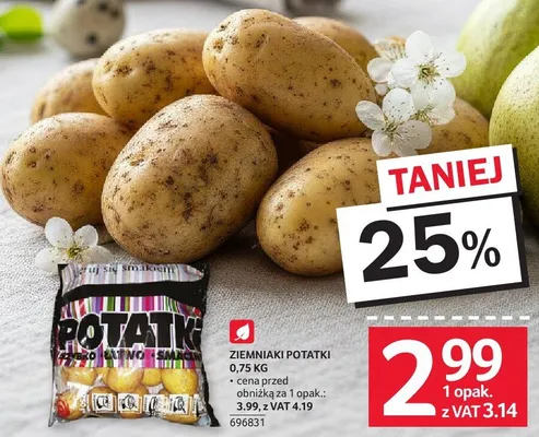 Ziemniaki potatki promocja w Selgros