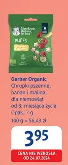 Chrupki pszenne, banan i malina dla niemowląt od 8. miesiąca życia promocja w Drogerie DM