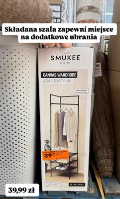 Szafa tekstylna Canvas Wardrobe promocja w Biedronka