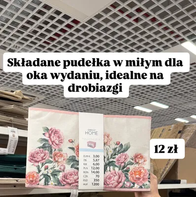 Pudełko składane  promocja w Pepco