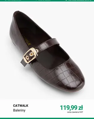 Baleriny Catwalk promocja w Deichmann