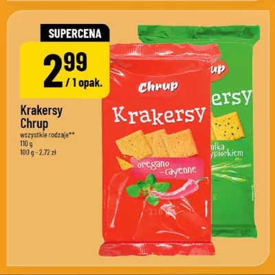 Krakersy Chrup promocja w POLOmarket