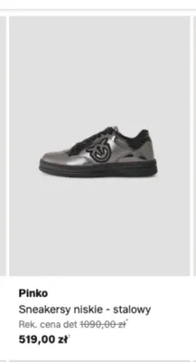 Buty sneakersy niskie stalowe Pinko promocja w Lounge by Zalando