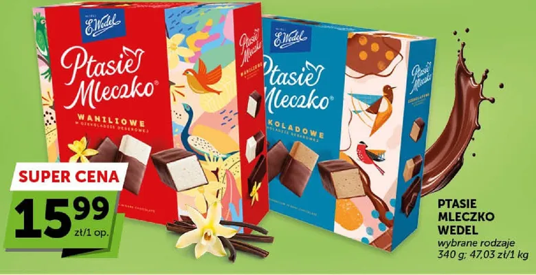 Ptasie mleczko waniliowe promocja w Euro Sklep