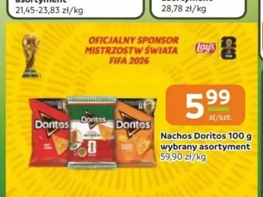 Nachos Doritos 100g promocja w Gama