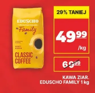Kawa ziarnista Family Eduscho promocja w API Market