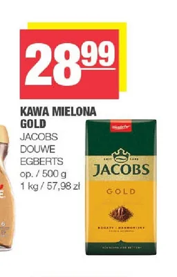 Kawa mielona Jacobs Gold promocja w SPAR