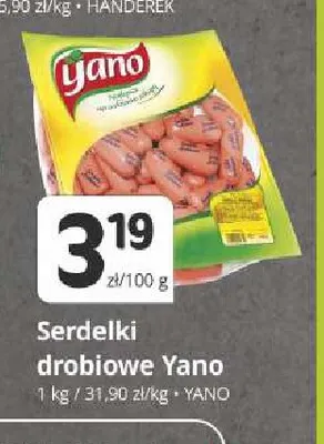 Serdelki drobiowe Yano promocja w Marketvita