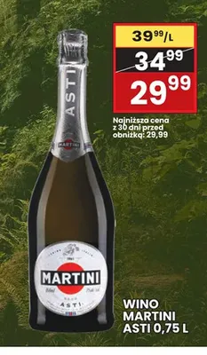 Wino musujące Martini Asti promocja w Wafelek