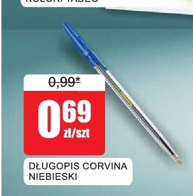 Długopis Corvina niebieski promocja w Bingo