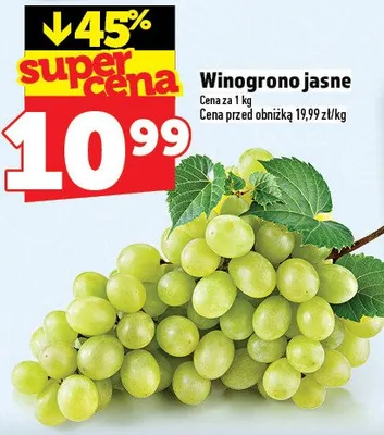 Winogrono jasne promocja w TOPAZ