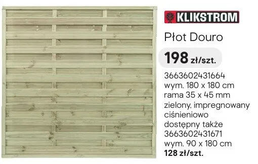 Płot Douro promocja w Castorama