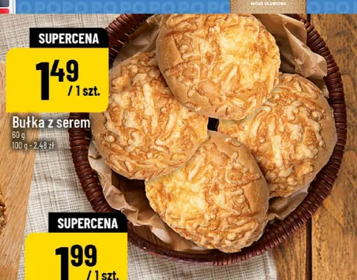 Bułka z serem promocja w POLOmarket