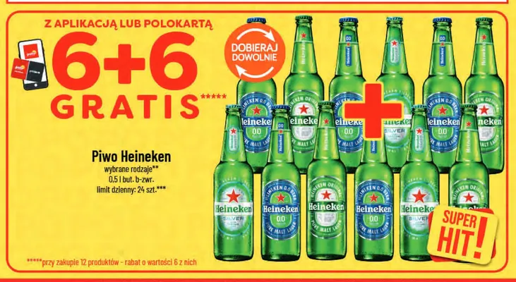 Piwo Heineken Silver promocja w POLOmarket