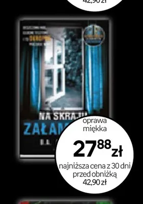 Książka Na skraju załamania B.A. Paris promocja w Empik