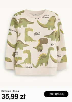 Bluza dziecięca Dinozaur C & A promocja w C&A