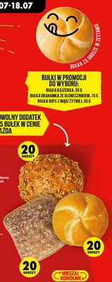 Bułka grahamka ze słonecznikiem promocja w Biedronka