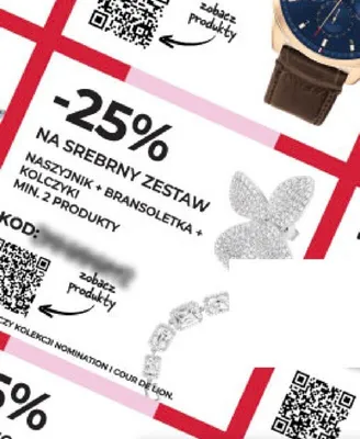 Srebrny zestaw Briju naszyjnik + bransoletka + kolczyki promocja w Briju
