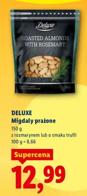 Migdały prażone o smaku trufli promocja w Lidl