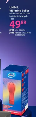 Mini masażer do ciała UNIMIL Vibrating Bullet promocja w Hebe