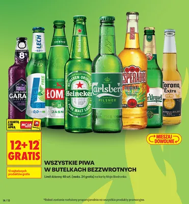 Piwo Jasne promocja w Biedronka